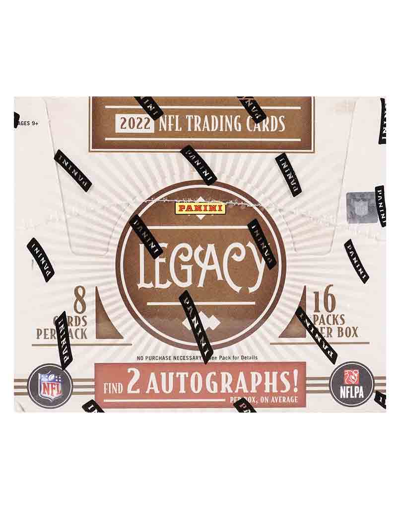 (IN STOCK) 2022 Panini NFL Football Legacy Hobby Box Bazinga Cards