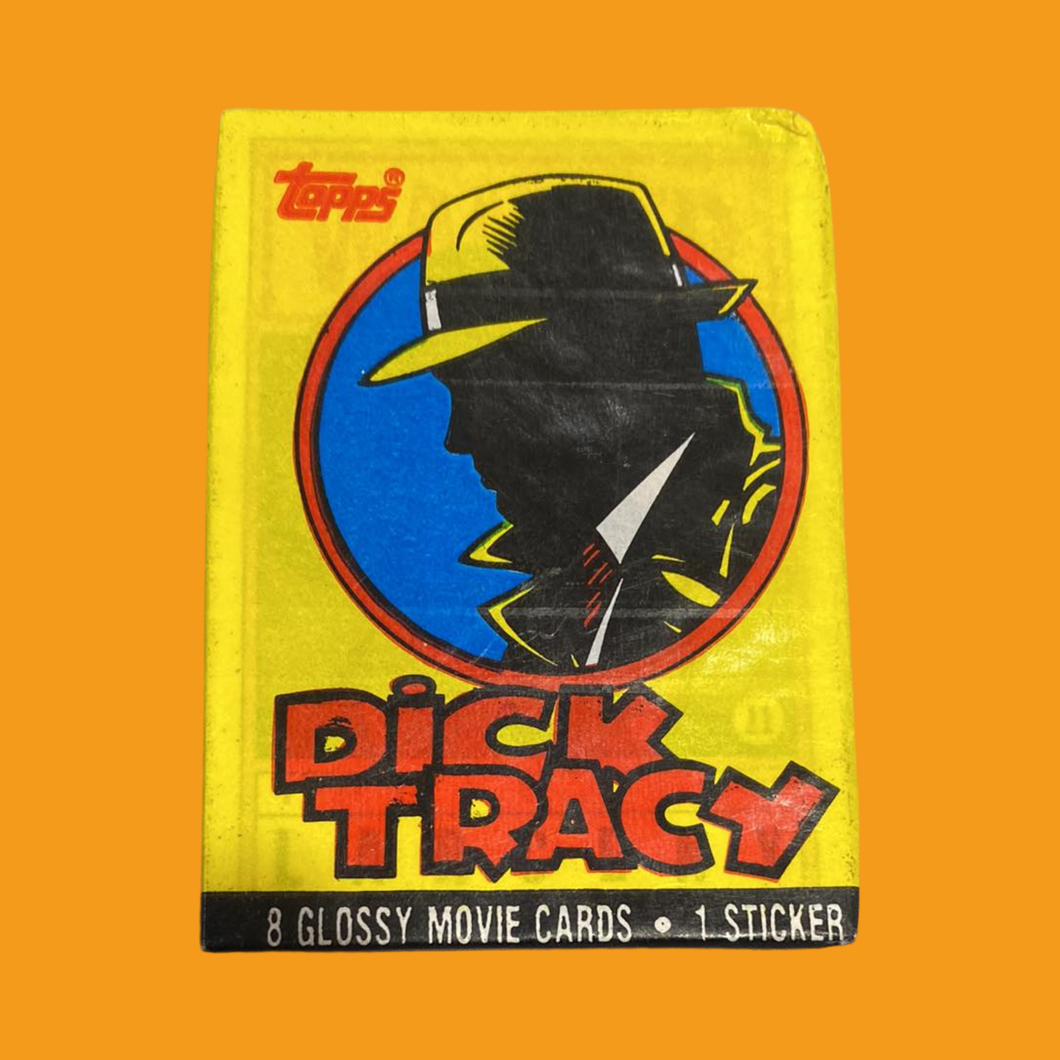 1990 Topps Dick Tracy Cards Sealed Wax Pack