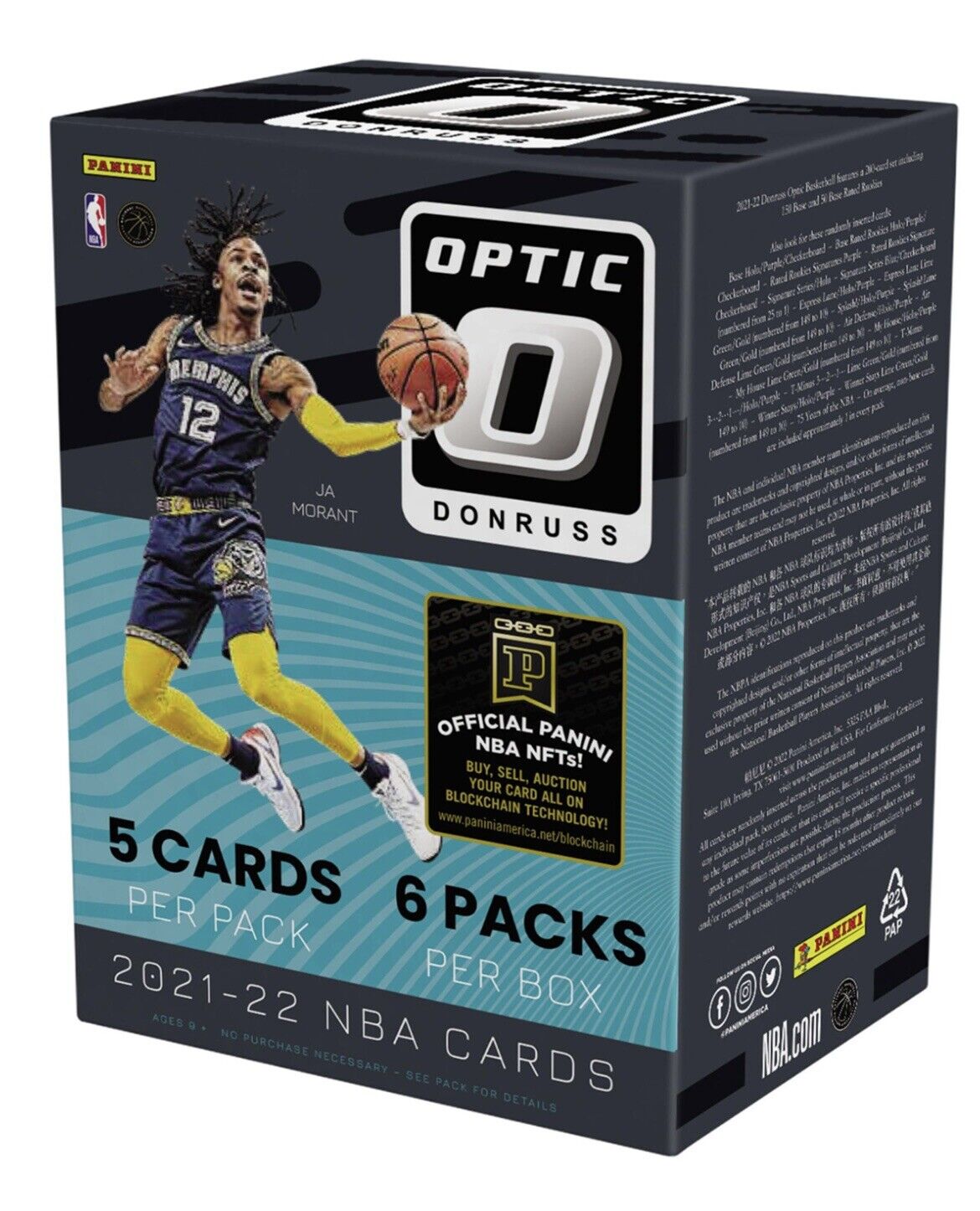 2021-22 Panini Donruss Optic Basketball Blaster Box Factory Sealed NBA  2021-2022 (6 Packs)