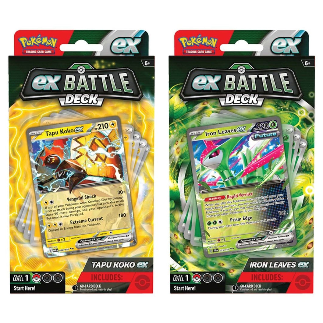 Pokemon TCG: Iron Leaves/Tapu Koko ex Battle Deck - Assorted