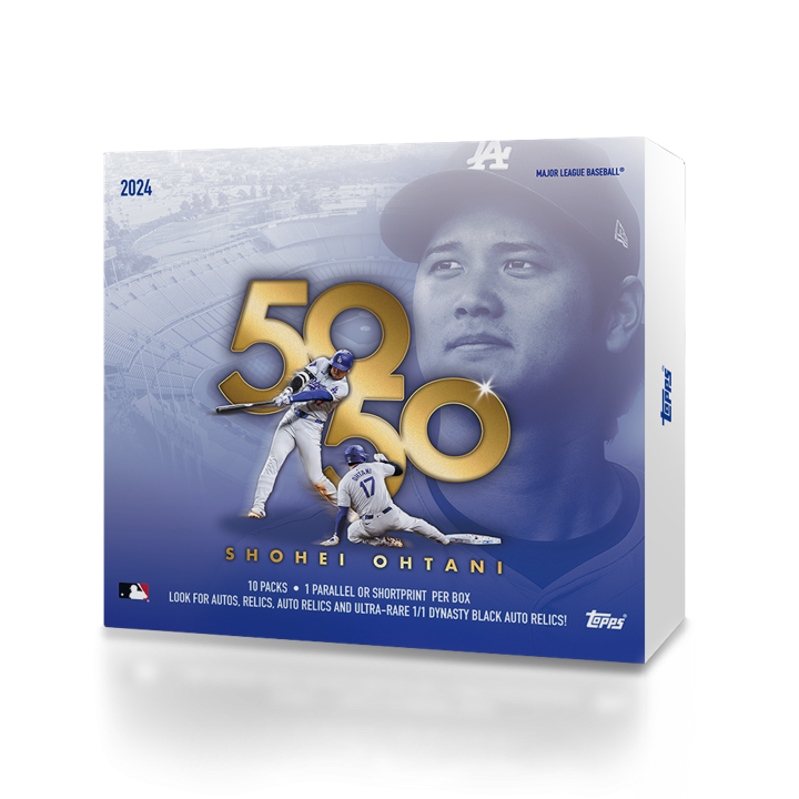 2024 Topps 50/50: Shohei Ohtani – 10-Pack Box