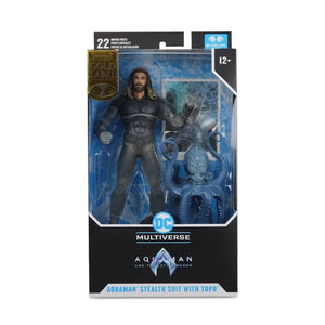 DC Multiverse 7" - Aquaman Stealth Suit With Topo (Gold Label)