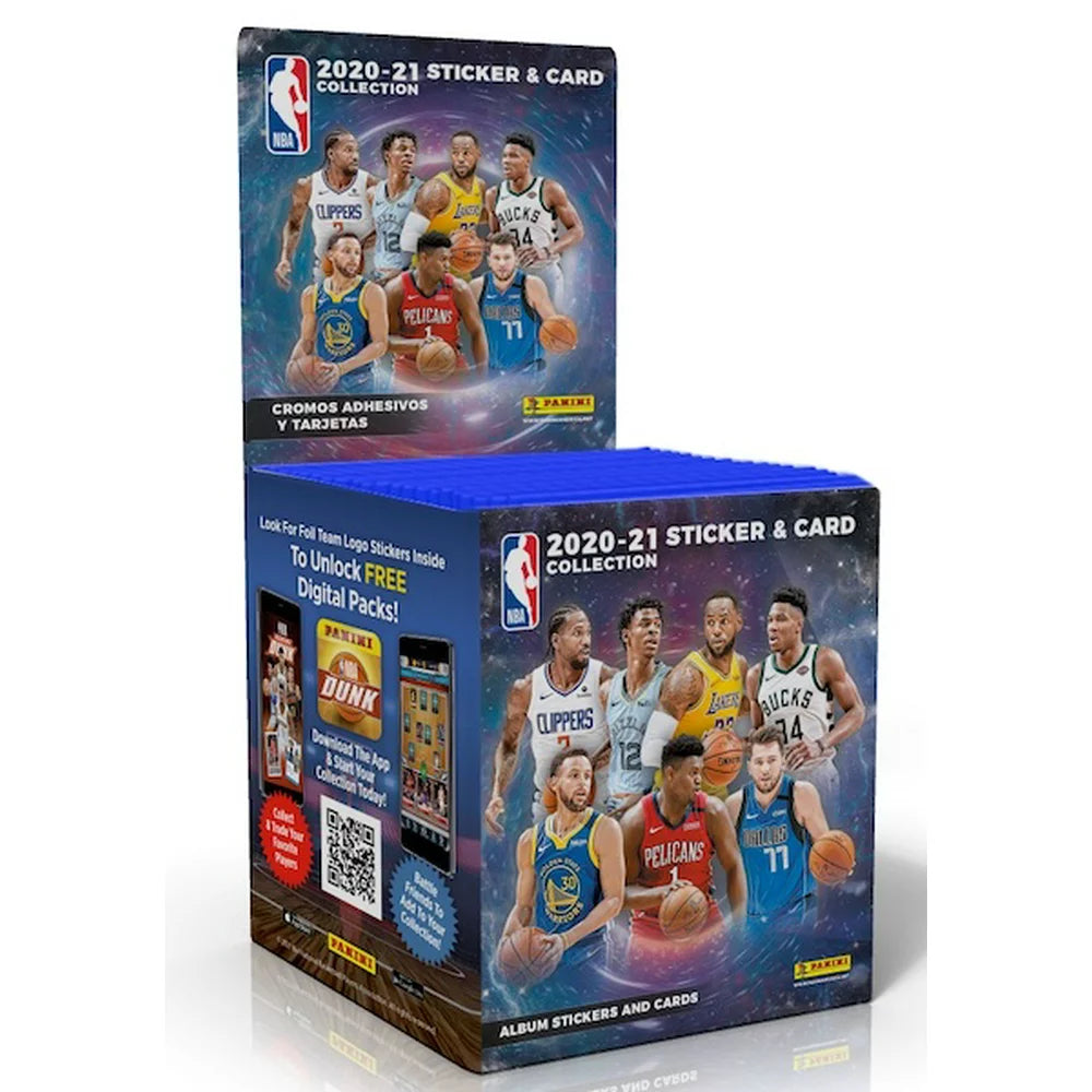 2020-21 panini NBA STICKER & CARD COLLECTION sealed box (50 PACKS)