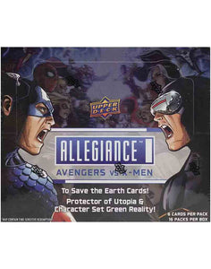 2023 Upper Deck Marvel Allegiance: Avengers Vs X-Men Hobby Box