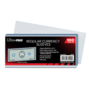 Ultra Pro - Regular Currency Sleeves (100ct)