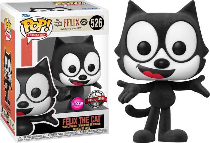 Funko Pop! - Felix the Cat - Felix the Cat Flocked Pop! Vinyl Figure #526