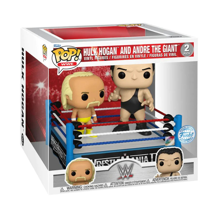 Funko Pop!  WWE- Hulk Hogan vs Andre the Giant US Exclusive Pop! Moment see