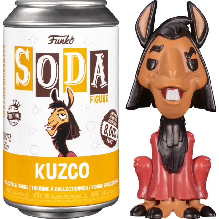 Funko Pop! - The Emperor’s New Groove - Kuzco as Llama Vinyl SODA Figure in Collector Can (International Edition)