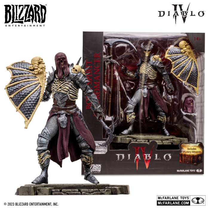 Diablo IV - Bone Spirit Necromancer (Common) 1/12th Scale Posed Figure