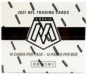 2021 Panini Mosaic NFL Football 12 Pack Fat Pack Cello Box Sealed