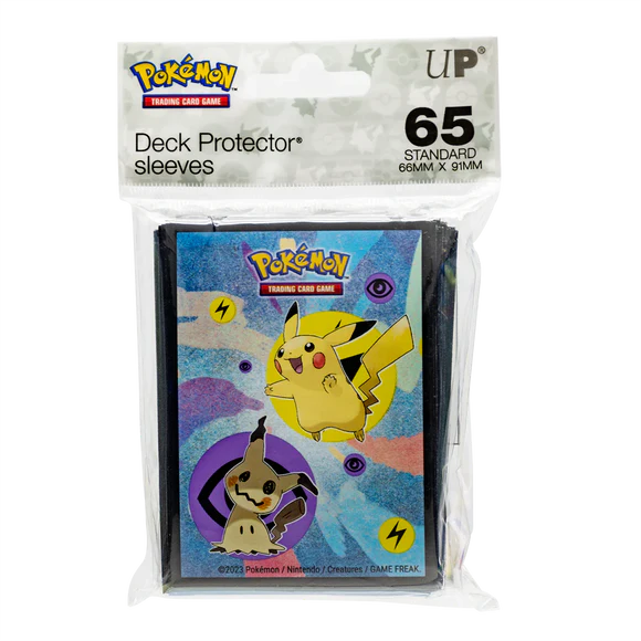 Pokémon Deck Protector Sleeves: Pikachu & Mimikyu (65ct)