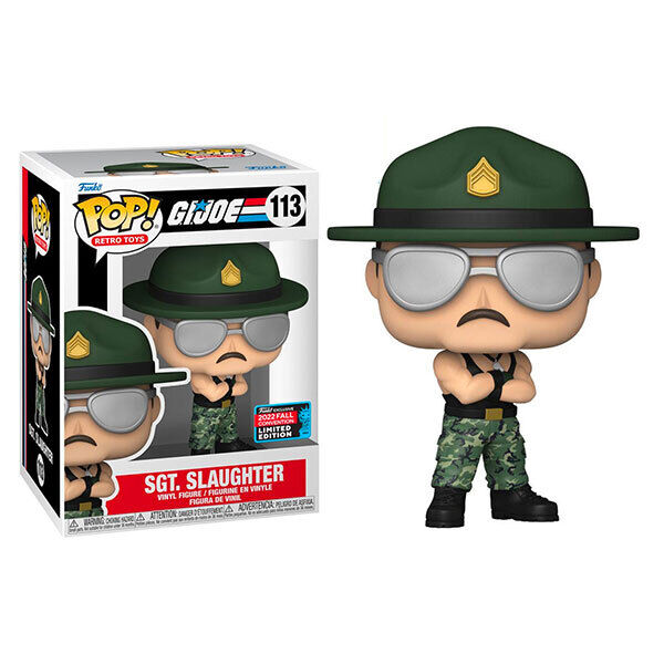 G.I. Joe - Sergeant Slaughter NYCC 2022 US Exclusive Pop! Vinyl Figure #113