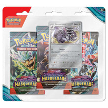 Load image into Gallery viewer, POKEMON TCG - Scarlet &amp; Violet 6 Twilight Masquerade 3 Booster Blister Pack
